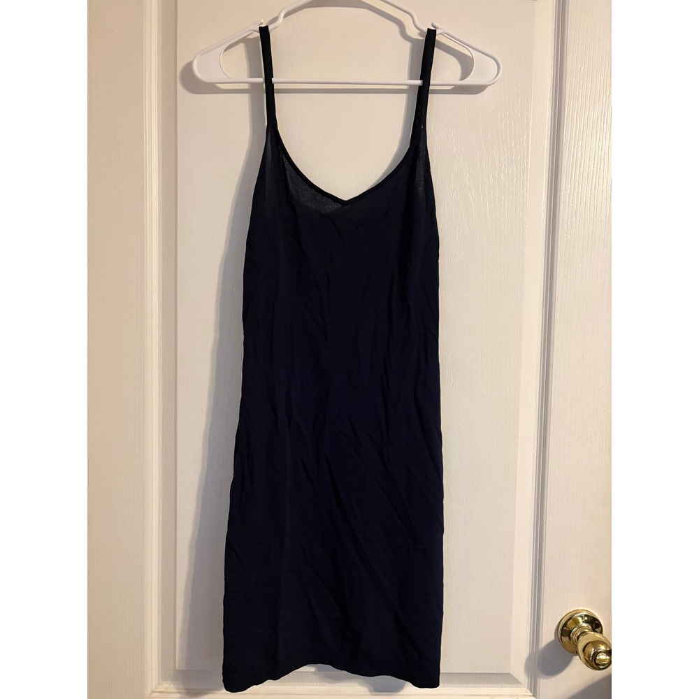 Rag & Bone New York Navy Blue Knit Slip Dress Spaghetti Strap Womens XS - Picture 2 of 4